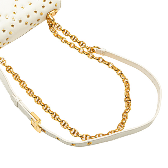 Pre-Loved Dior Mini Calfskin Macrocannage Lucky Star Caro Bag - Picture 11 of 12